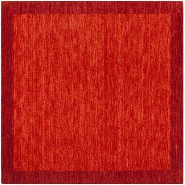 Himalaya Square Area Rug, Red - 6 X 6 Ft., Safavieh, Mfr#: HIM587A-6SQ